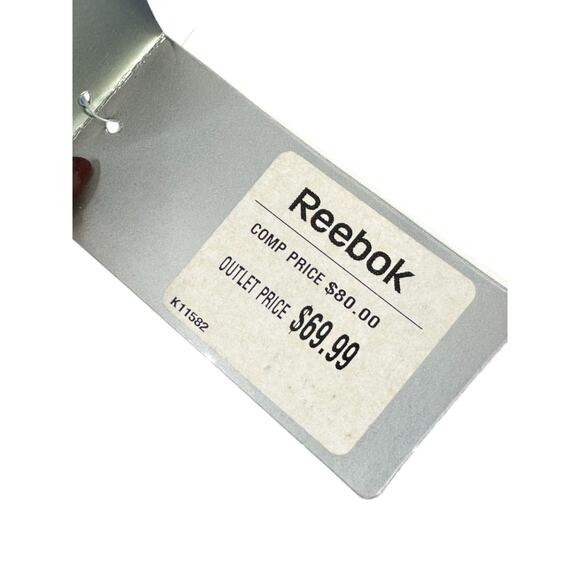 Reebok Windbreaker Jacket & Pants Tracksuit Windsuit White & Gray Medium NEW - Picture 12 of 12